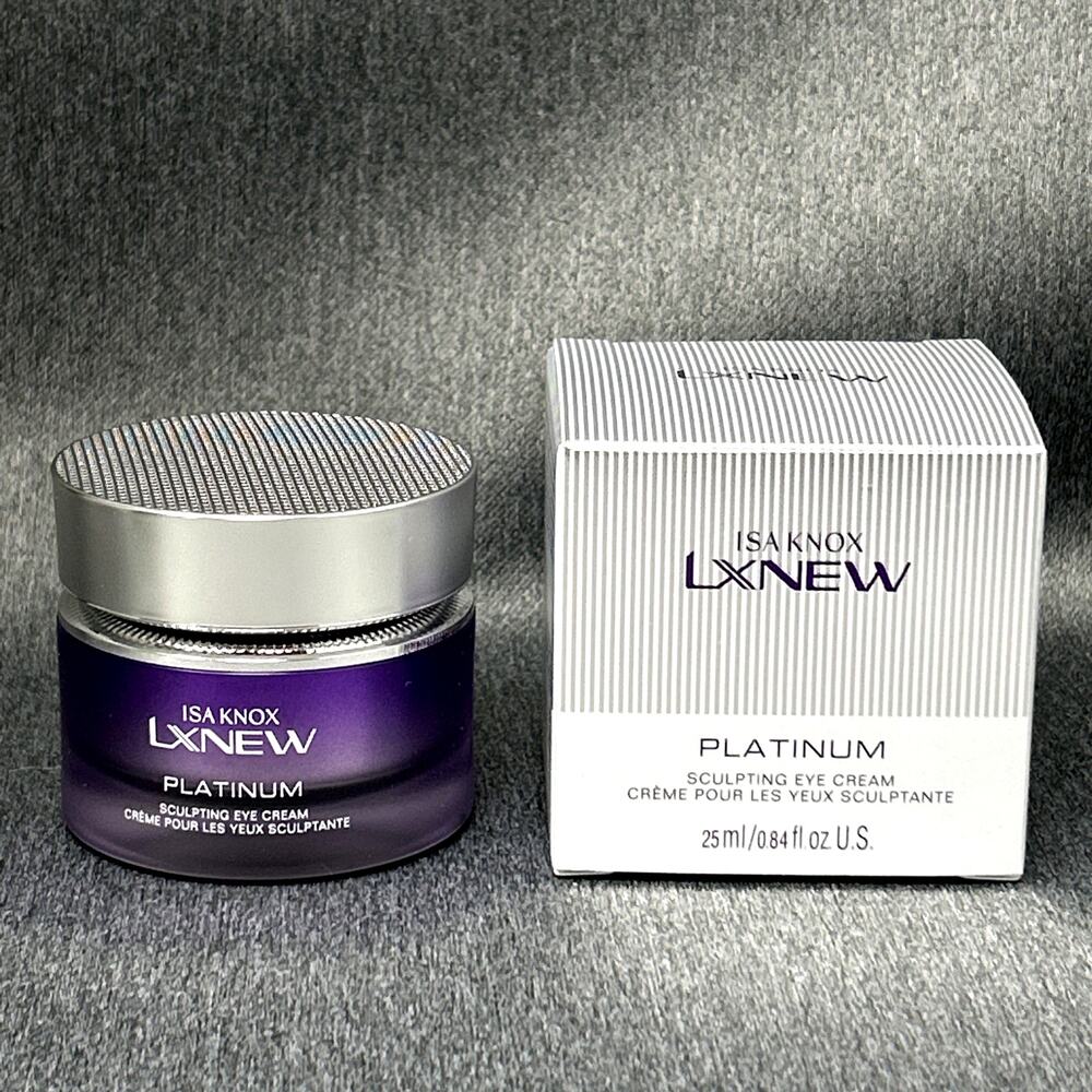 SEALED Isa Knox Platinum Sculpting Eye Cream LXNEW Silky Skincare Jar New